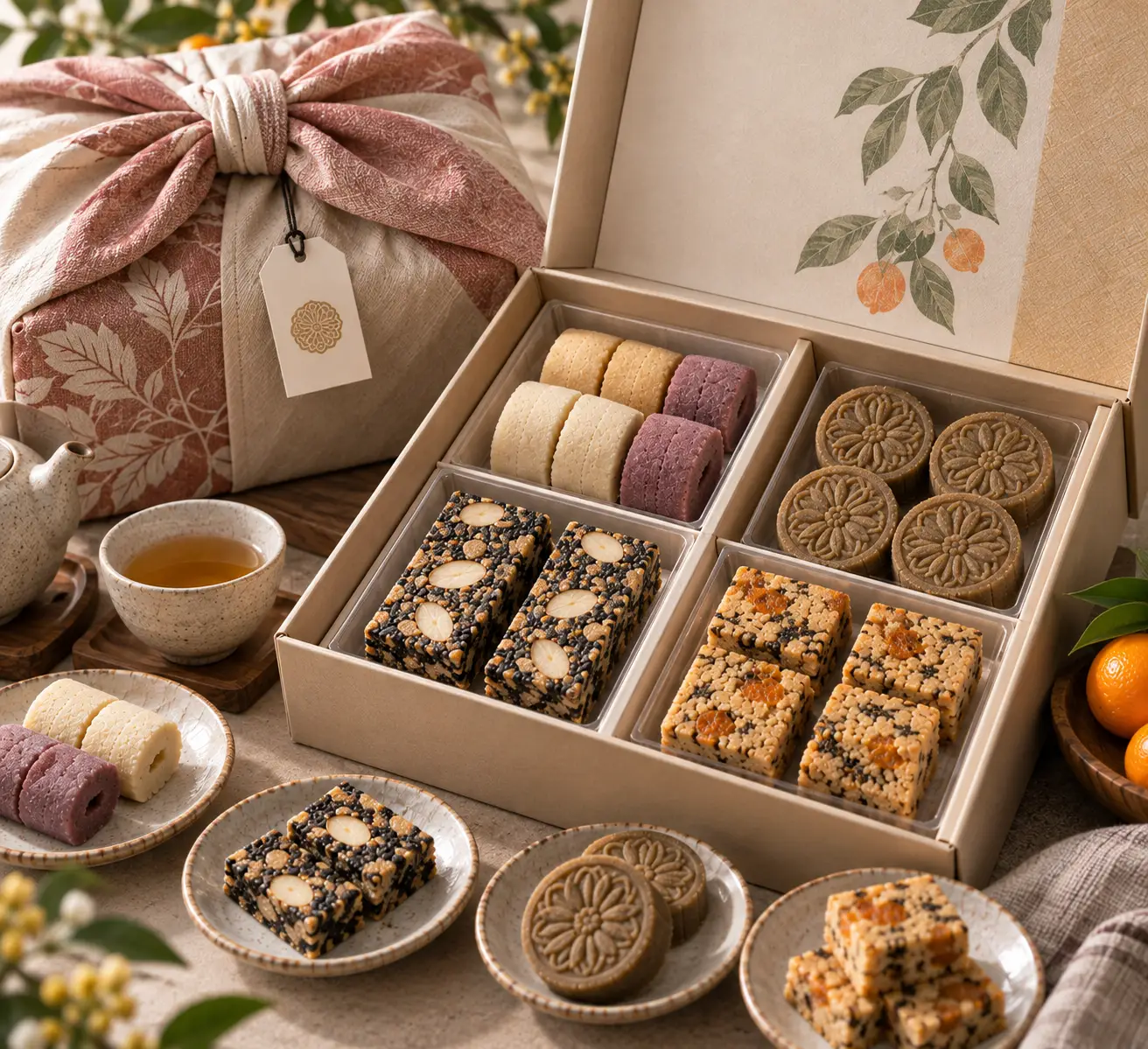 四時茶菓禮盒｜4 味 16 入